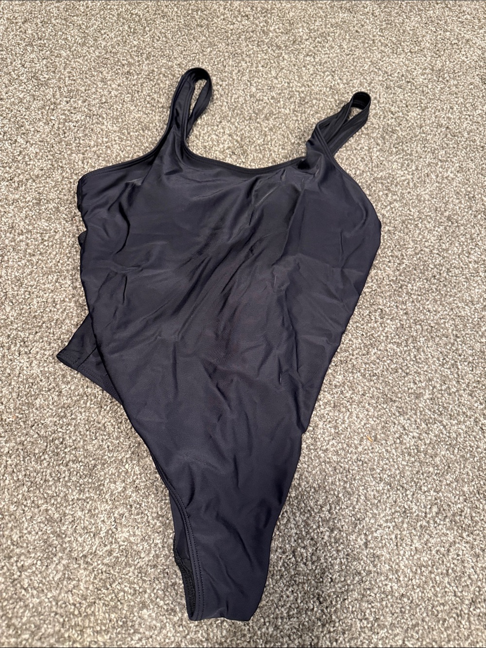 Black One-Piece Swimsuit - Classic Fit